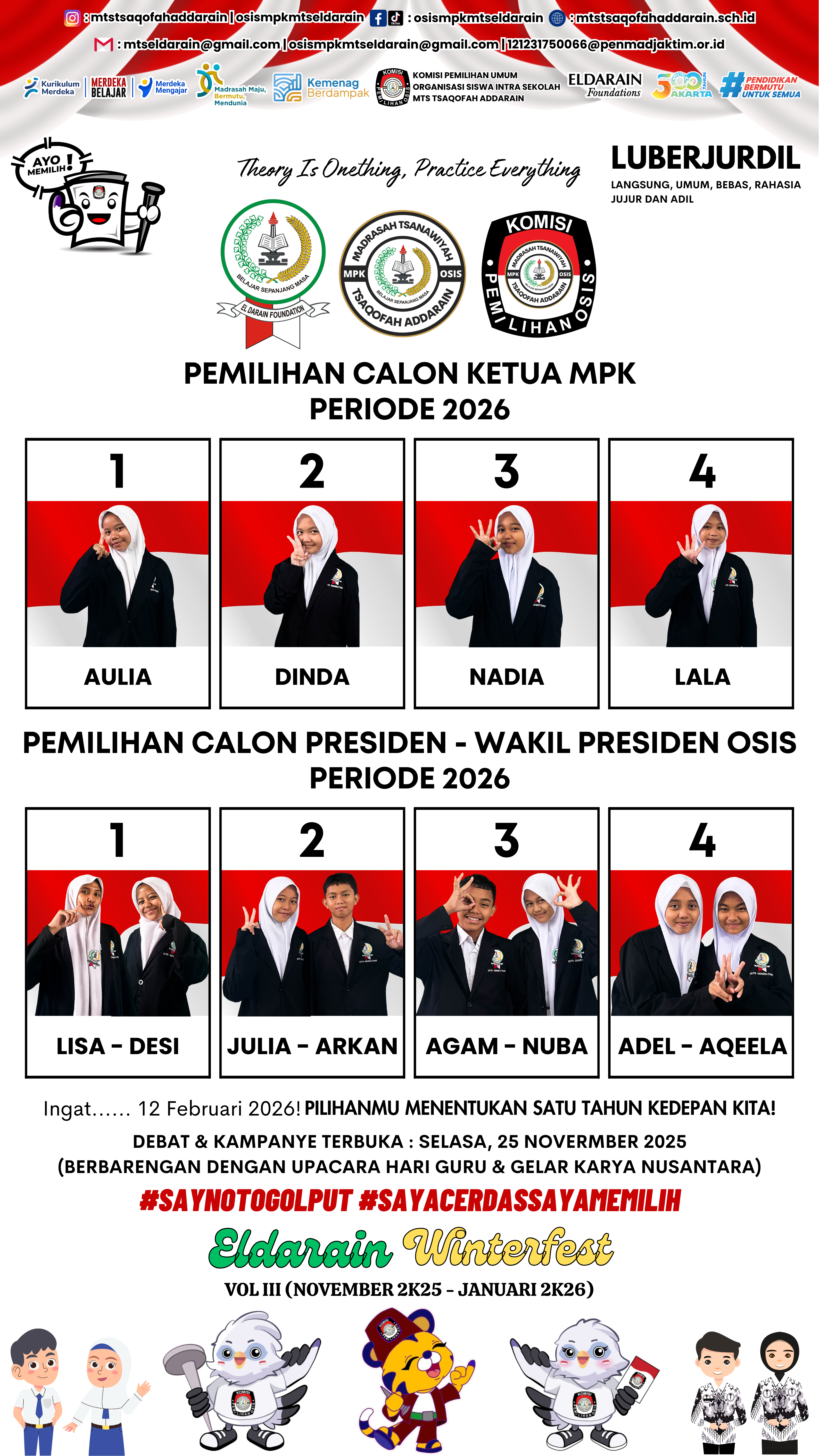 Read more about the article 🚨 PEMILIHAN PEMIMPIN SISWA 2026 DIMULAI! 🚨