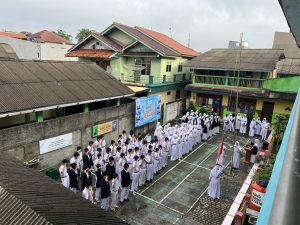 Read more about the article Upacara Hari Pertama Semester Genap Tahun Ajaran 2025/2026